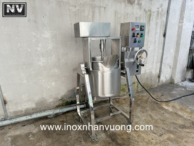 Nồi nấu kẹo công nghiệp có cánh khuấy