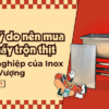 5+ lý do nên mua máy trộn thịt công nghiệp của Inox Nhẫn Vượng