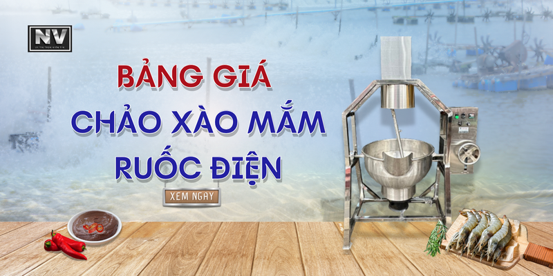 Bảng giá chảo xào mắm ruốc công nghiệp mới nhất