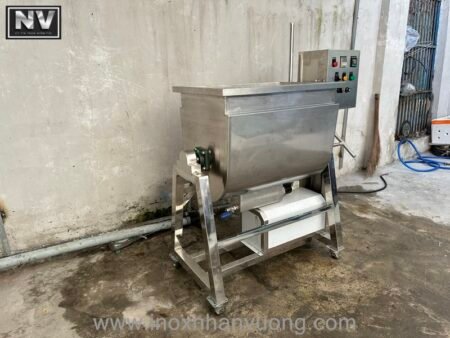 Máy trộn công nghiệp nằm ngang gia nhiệt 50kg