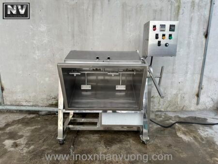 Máy trộn nằm ngang gia nhiệt 25kg